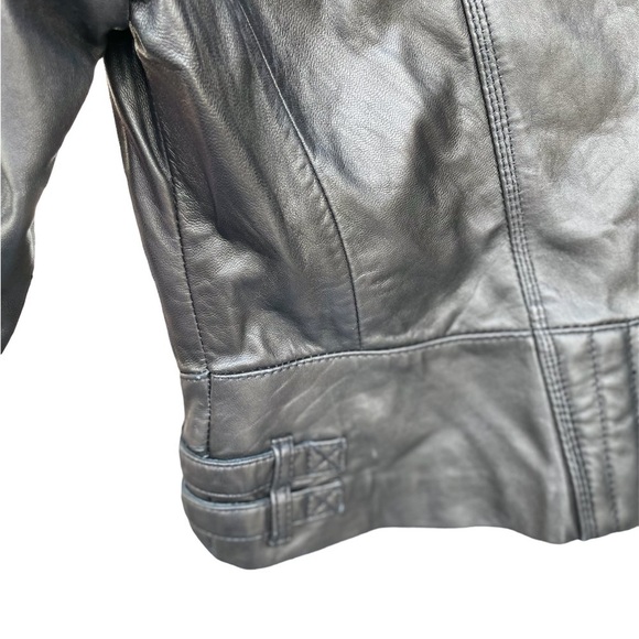 Andrew Marc New York Lamb Leather Jacket size L - Picture 8 of 15
